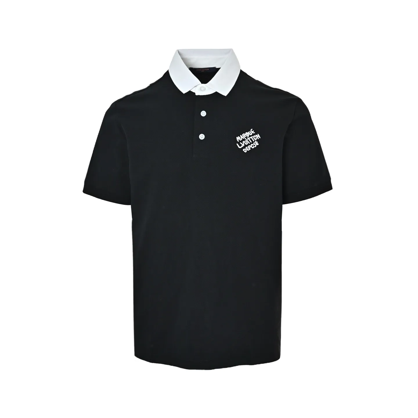 Louis Vuitton/Louis Vuitton Polo short sleeves with embroidered letters on the chest